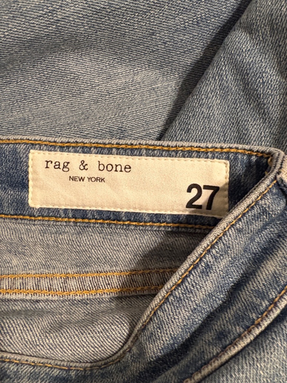 Rag & Bone Distressed Dre Low Rise Ankle Slim Boyfriend Jeans 27 - Picture 8 of 9